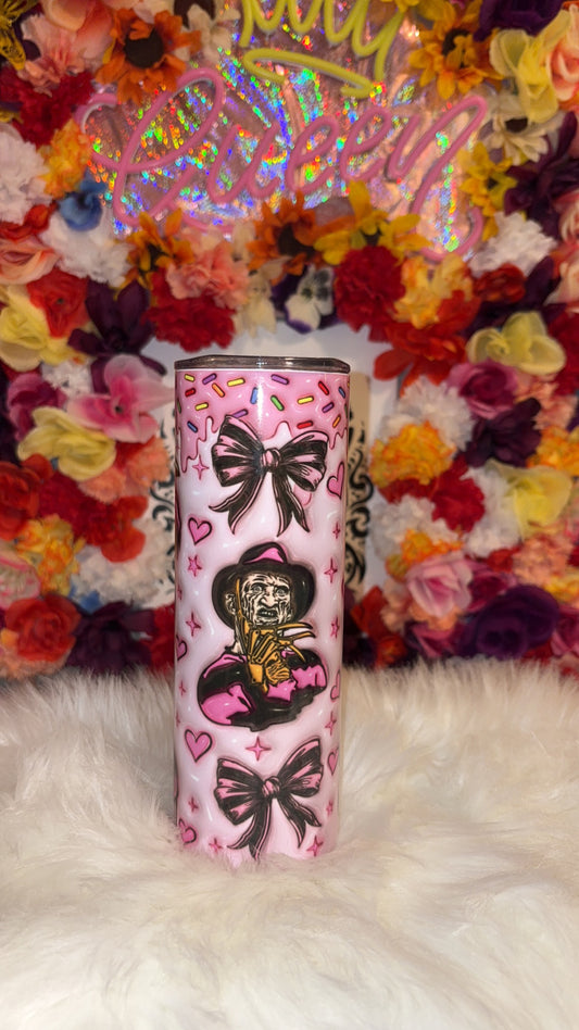 Sublimation Freddy Horror Tumbler